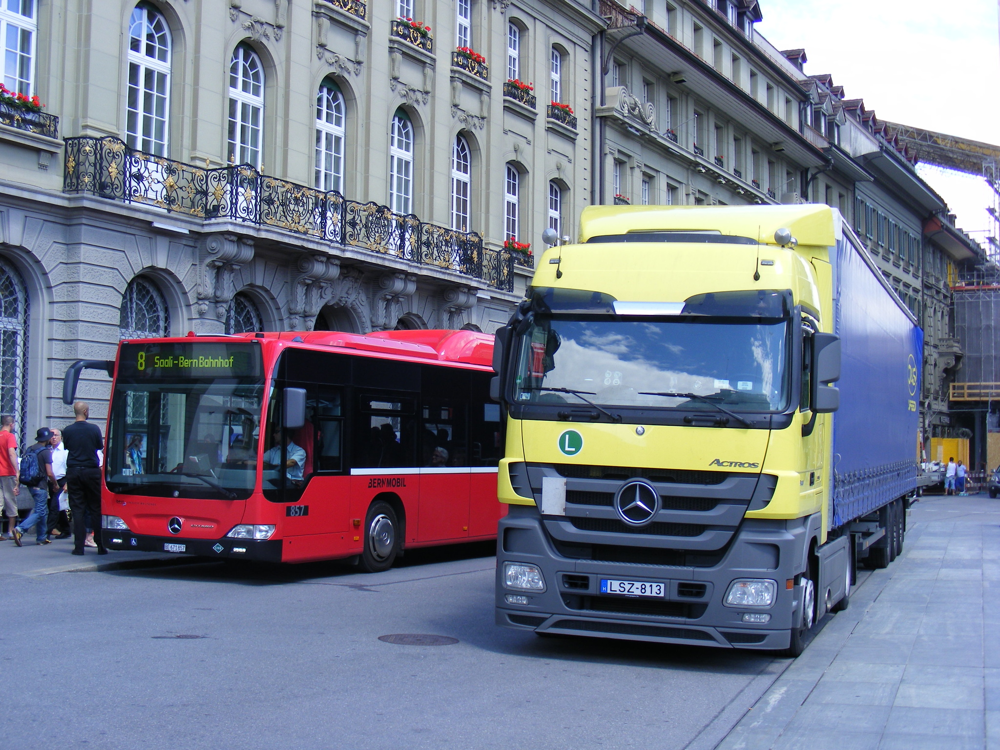 Bus_and_hungarian_truck,_Bern_Switzerland_July_2011.jpg
