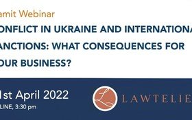 Webinar: CONFLICT IN UKRAINE AND INTERNATIONAL SANCTIONS: WHAT CONSEQUENCES FOR YOUR BUSINESS?
