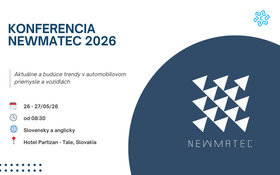 Konferencia NEWMATEC 2026