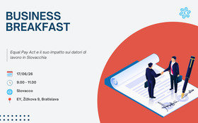 Business breakfast: Equal Pay Act e al suo impatto sui datori di lavoro in Slovacchia.