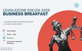 Pozvánka na pracovné raňajky : Novinky v stavebnej legislatíve 2026 - Aktuálny stav a očakávané zmeny